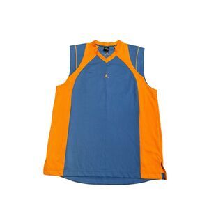 Jordan Brand Men's XL Tank Shirt Jersey Rare Blue Orange
